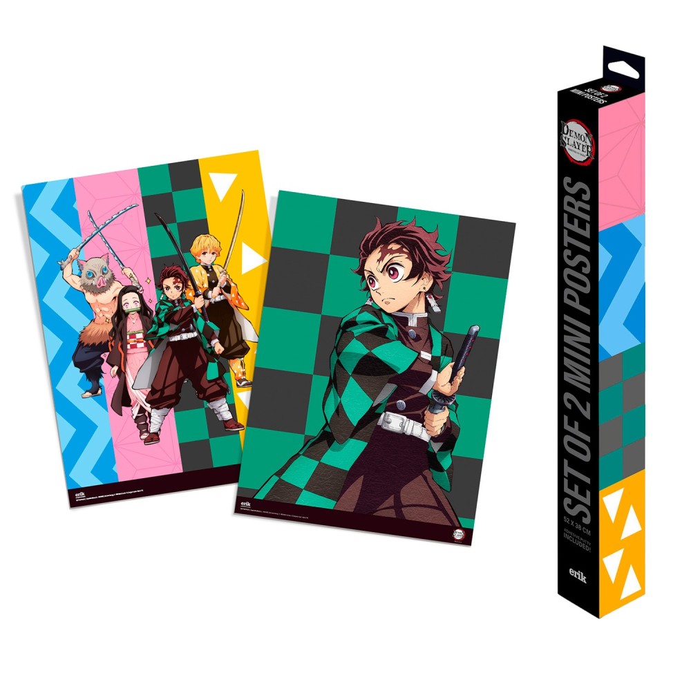 DEMON SLAYER - Set of 2 Mini Posters 38x52cm