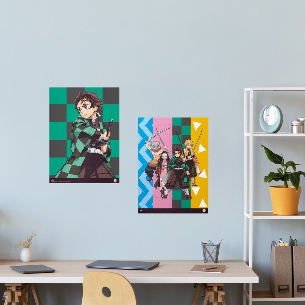 DEMON SLAYER - Set de 2 Mini Posters 38x52cm