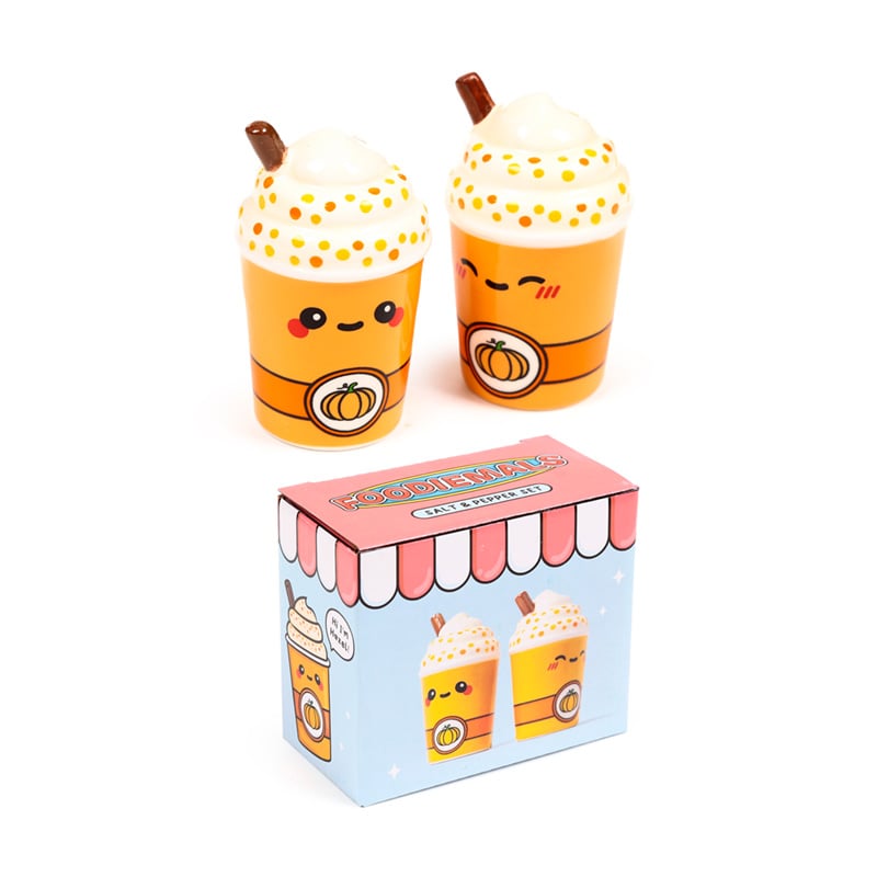 KAWAII - Spiced Pumpkin Latte - Salt and Pepper Shakers Set