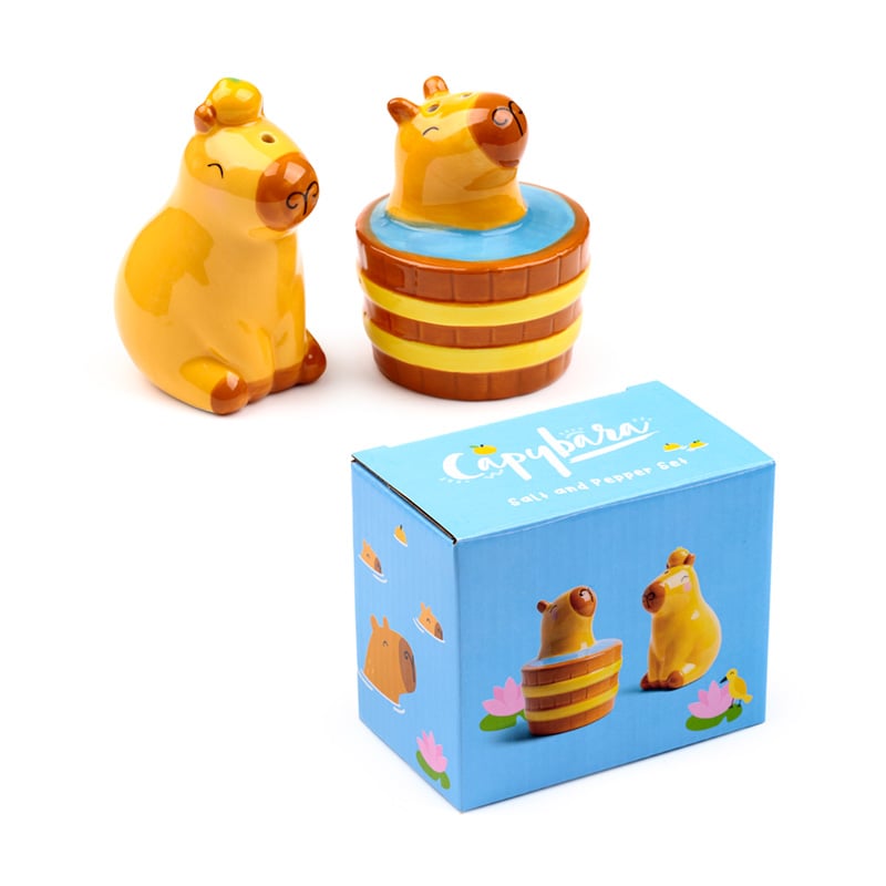 KAWAII - Duke the Capybara - Salt and Pepper Shakers Set