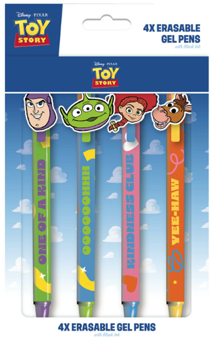 TOY STORY - 4 Head Topper Erasable Gel Pens