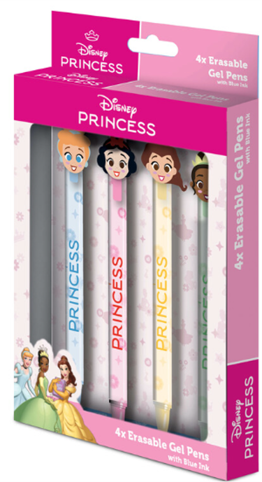 PRINCESS - 4 Head Topper Erasable Gel Pens