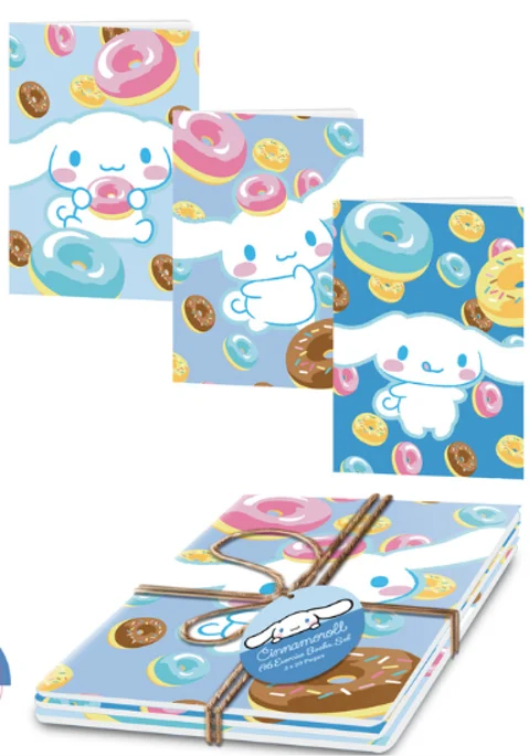 CINNAMOROLL - Set of 3 Excercice Book