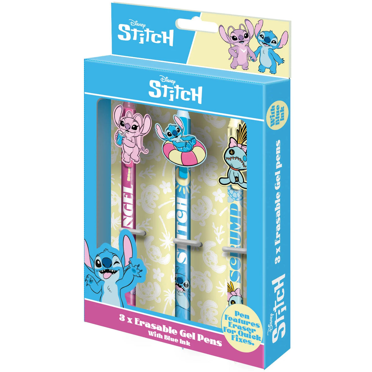 LILO & STITCH - In the sun - 3pk Erasable Gel Pens