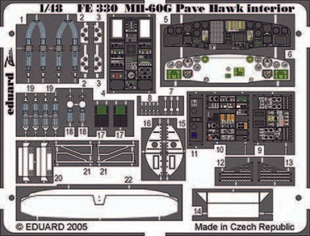 MH-60G Pave Hawk interior