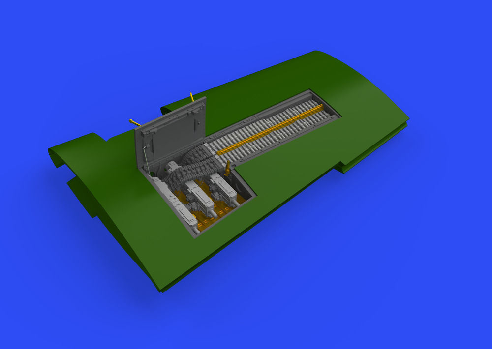 P-51D gun bays for Eduard