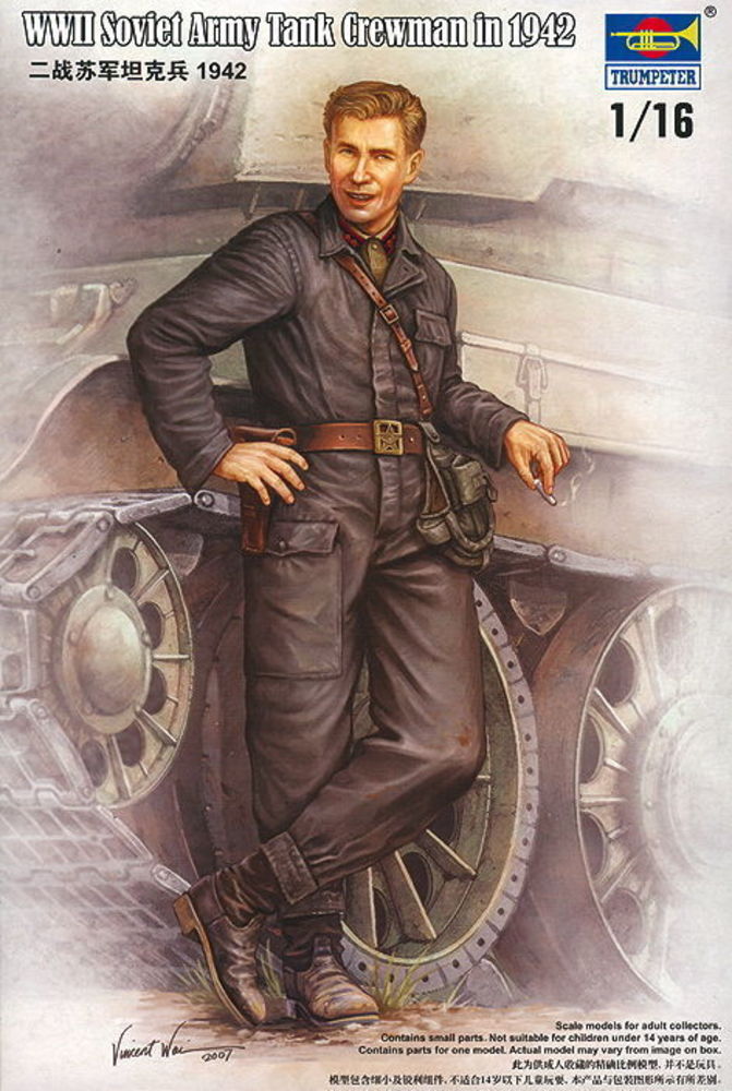 WWII Soviet Army Tank Crewman 1942