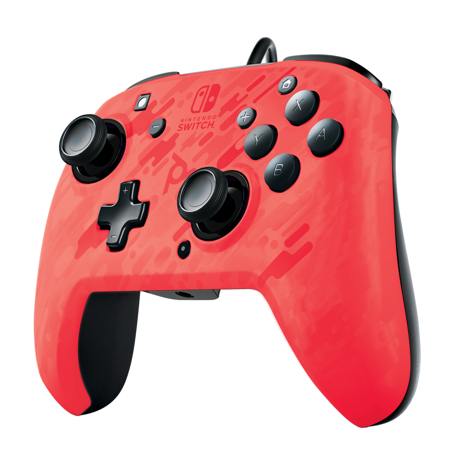 Official Deluxe+ Audio Wired Red Controller - Nintendo Switch