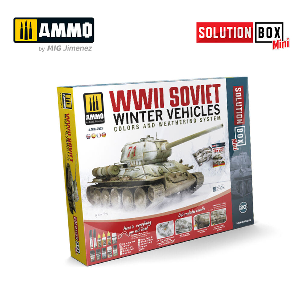 SOLUTION BOX  MINI 20 - How to paint WWII Soviet Winter Vehicles