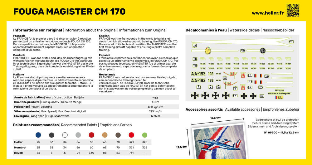 STARTER KIT Fouga Magister CM 170