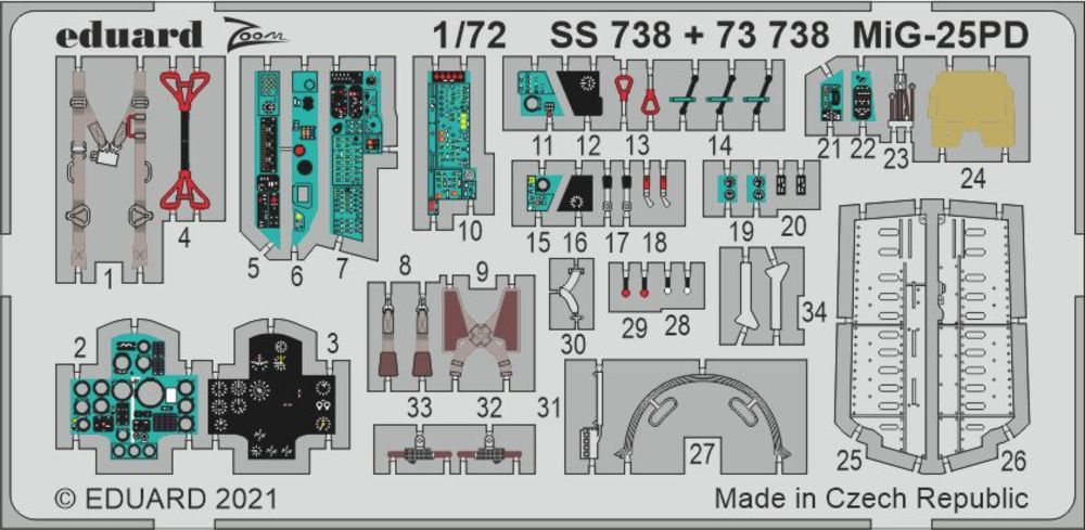 MiG-25PD 1/72 for ICM