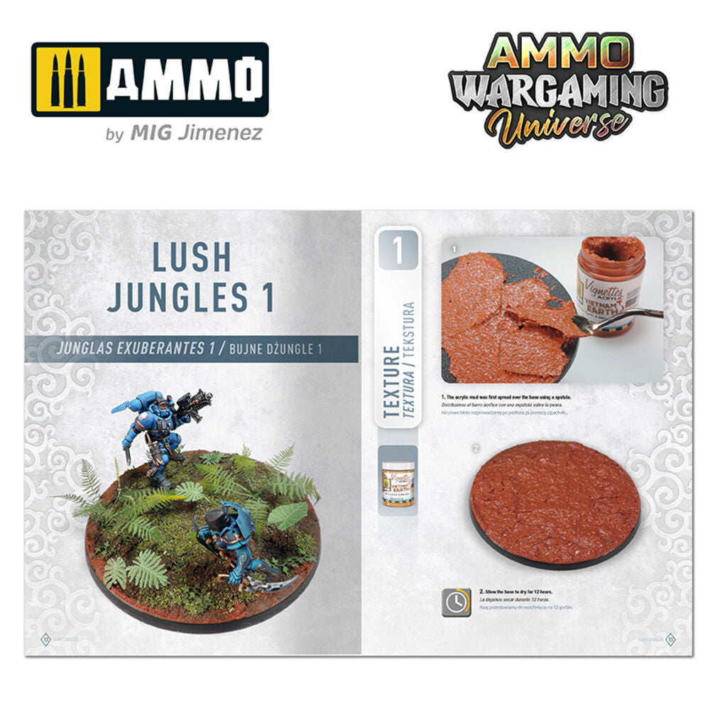 AMMO WARGAMING UNIVERSE Book 07 - Lush Jungles (English, Castellano, Polski)