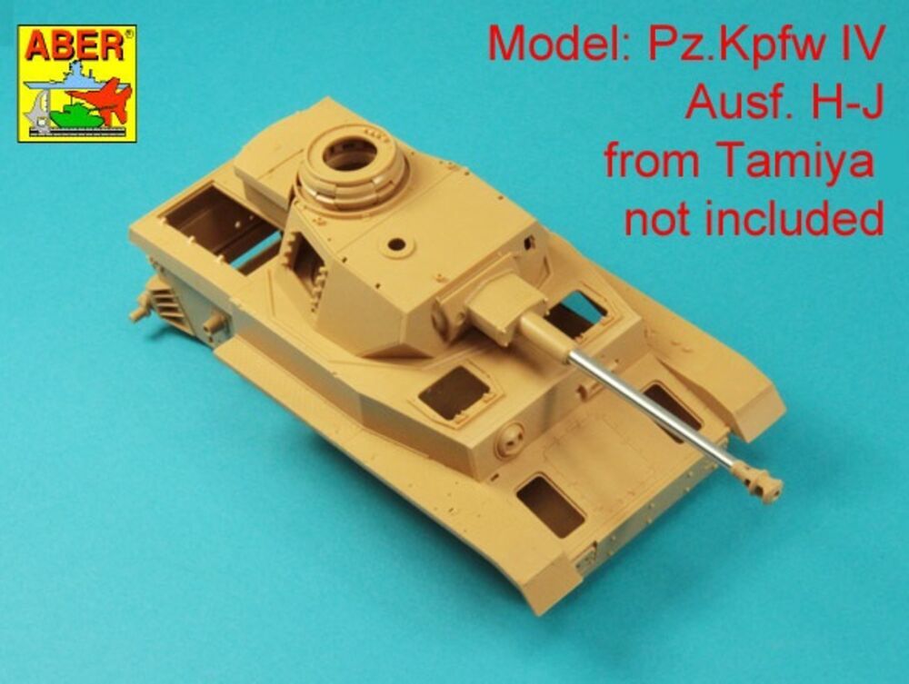 Barrel 75mm  40 L/48 for Pz IVG, H, J without muzzle brake (Tamiya)