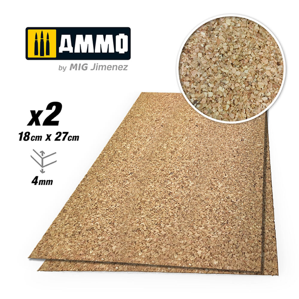 CREATE CORK Medium Grain (4mm) - 2 pcs.