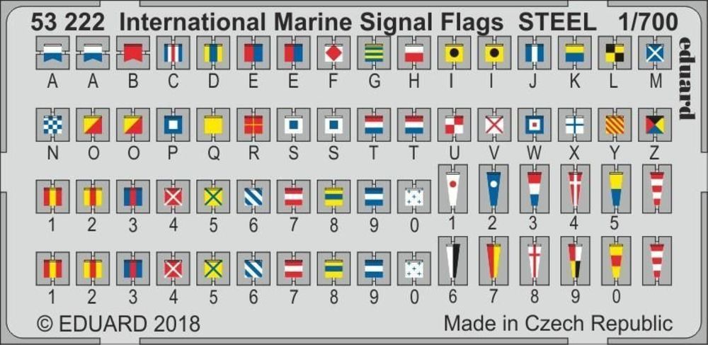 International Marine Signal Flags STEEL