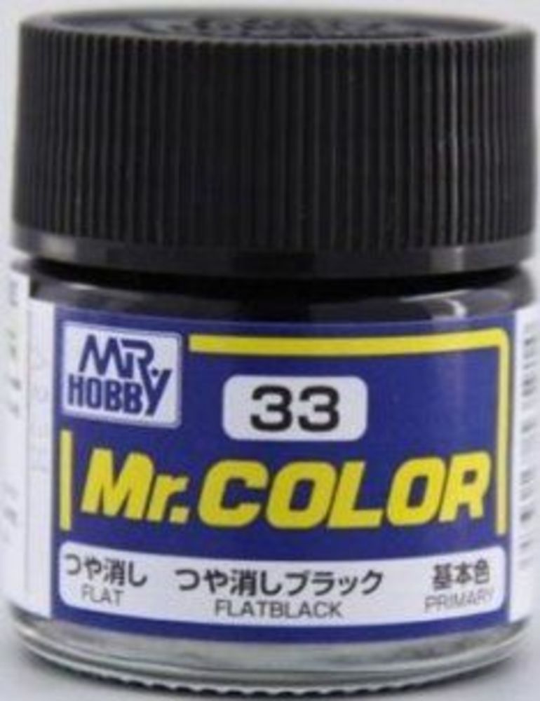 Mr Hobby -Gunze Mr. Color (10 ml) Flat Black