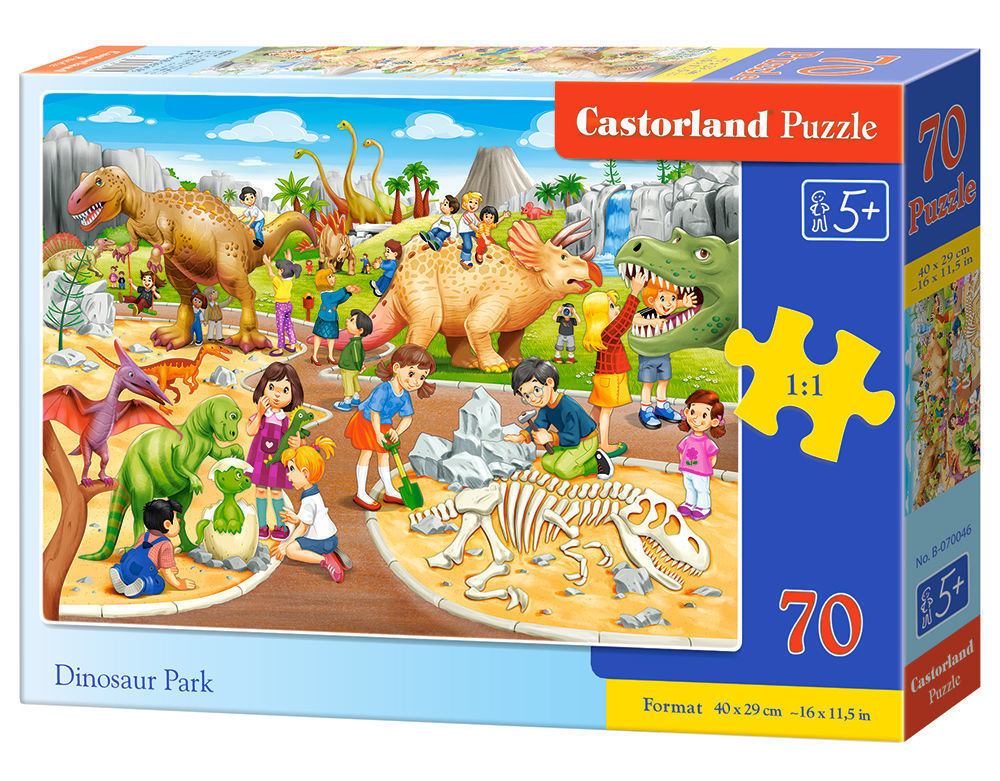 Dinosaur Park, Puzzle 70 Teile