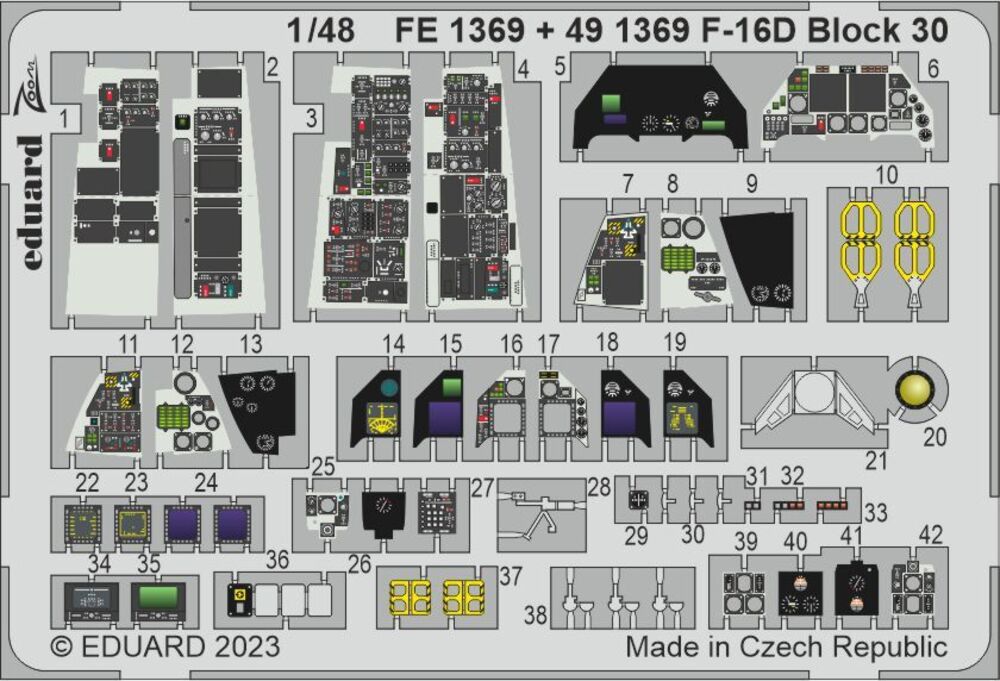 F-16D Block 30 1/48 KINETIC