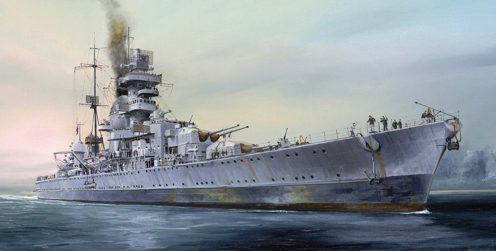 German cruiser Prinz Eugen 1945