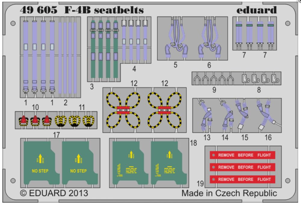 F-4B seatbelts for Academy