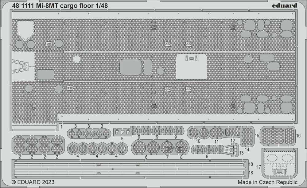 Mi-8MT cargo floor 1/48 TRUMPETER