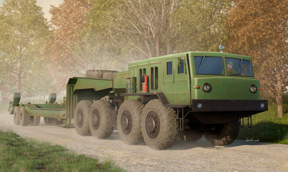 MAZ-545 Transporter with CHMZAP-5247G Semi-trailer