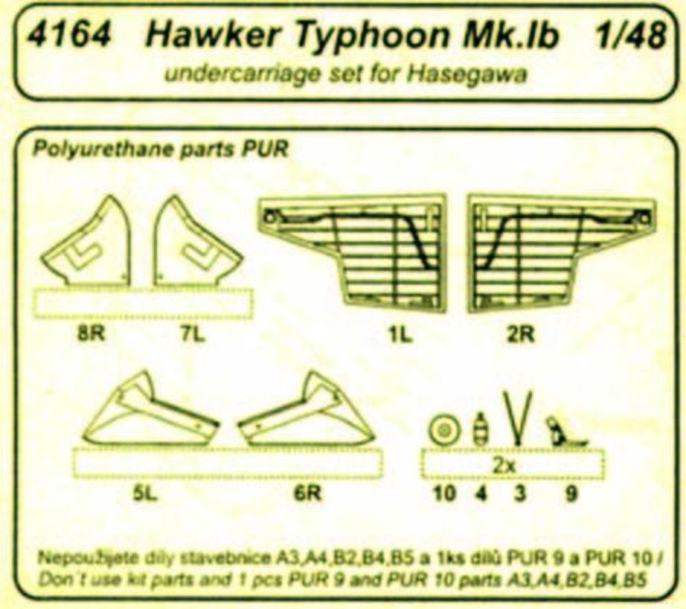 Hawker Typhoon Mk.Ib-Undercarriage