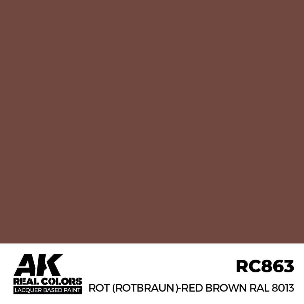 Rot (Rotbraun)-Red Brown RAL 8013 17 ml.