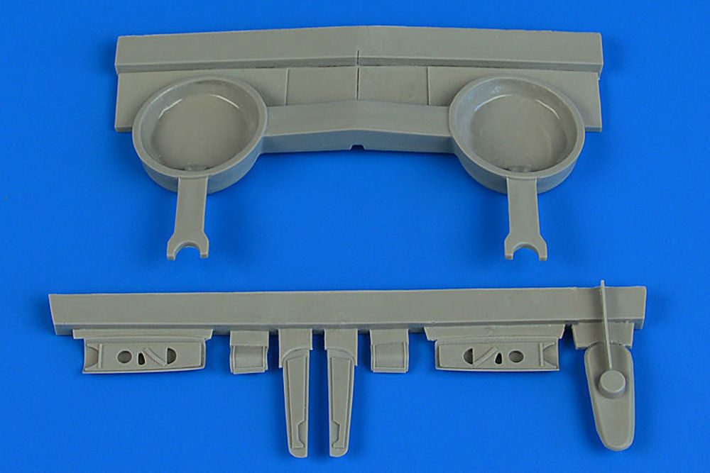 P-40B wheel bay for Airfix