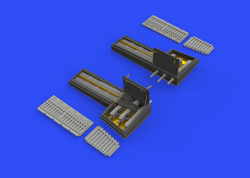 P-51D gun bays for Eduard