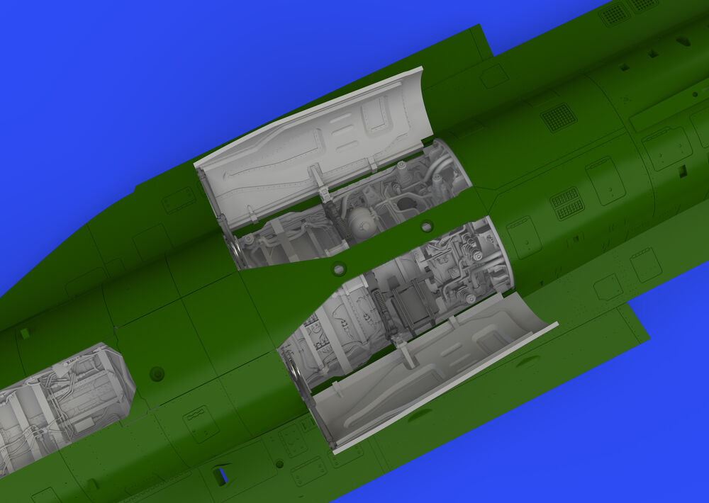 F-16C wheel bays early PRINT 1/48 KINETIC