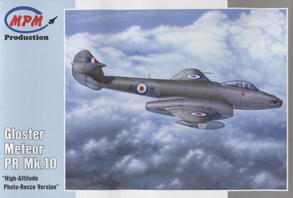 Gloster Meteor PR Mk.10 High-Altitude Photo-Recce Version 1/72