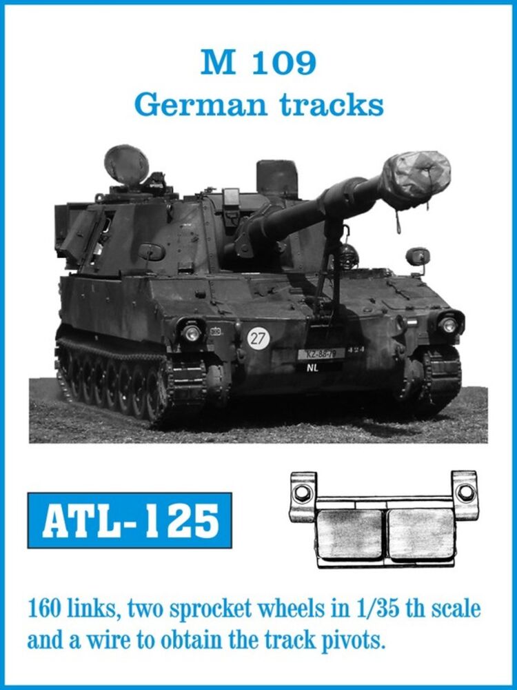 Tracks for M 109 German tracks