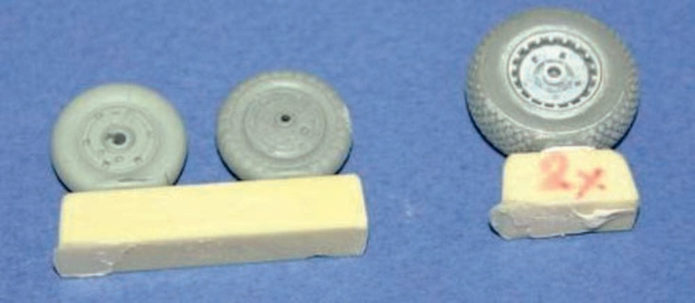 Me 262A/B Wheels f��r Tamiya-Bausatz