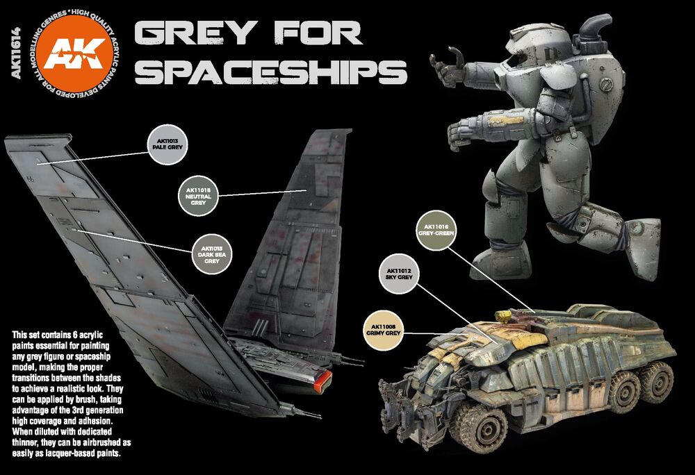 GREY FOR SPACESHIPS SET