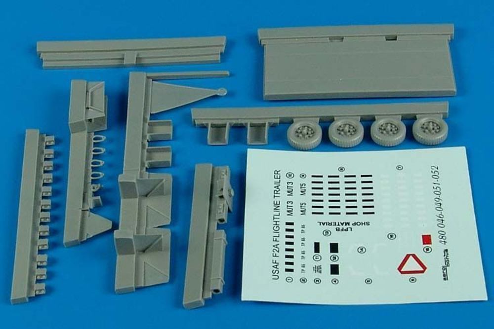 Flightline trailer F-2A (steel platform)