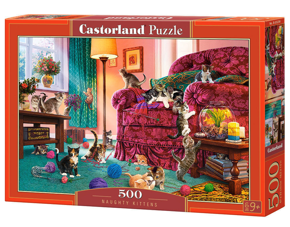 Naughty Kittens, Puzzle 500 Teile