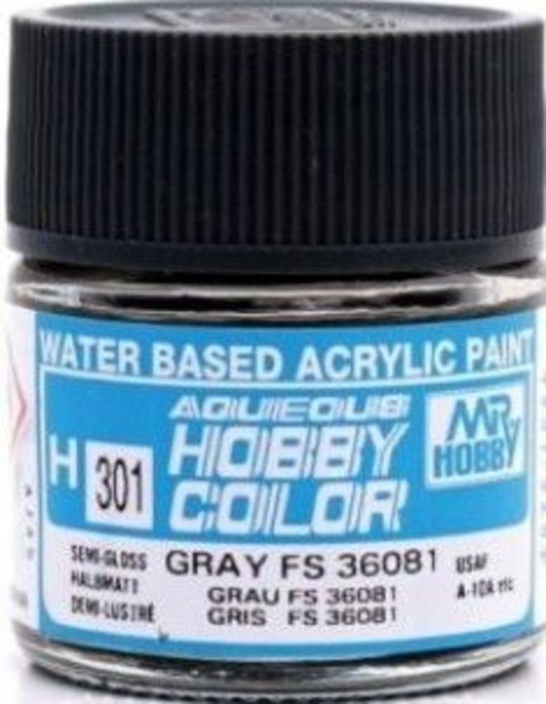 Mr Hobby -Gunze Aqueous Hobby Colors (10 ml) Gray FS 36081