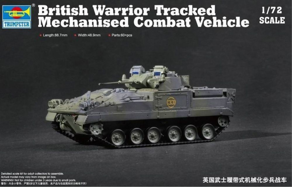 British Warrior Tracked Mechanized Vehic