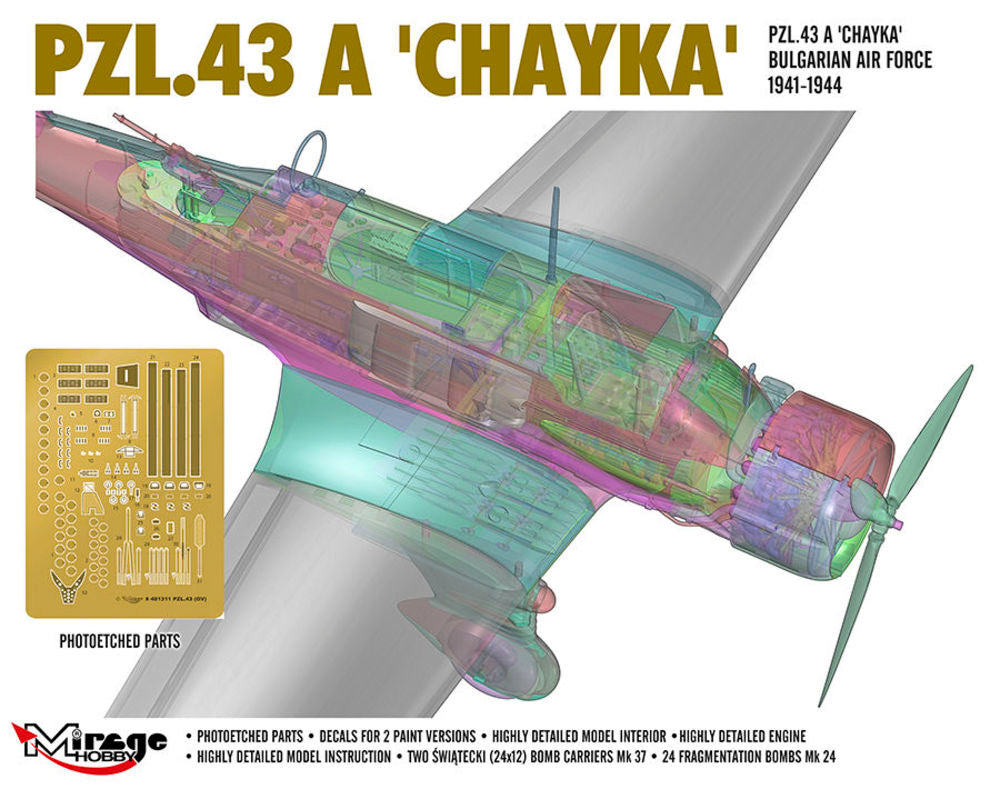 PZL.43 A 'CHAYKA' Bulgarian Air Force 1941-1944