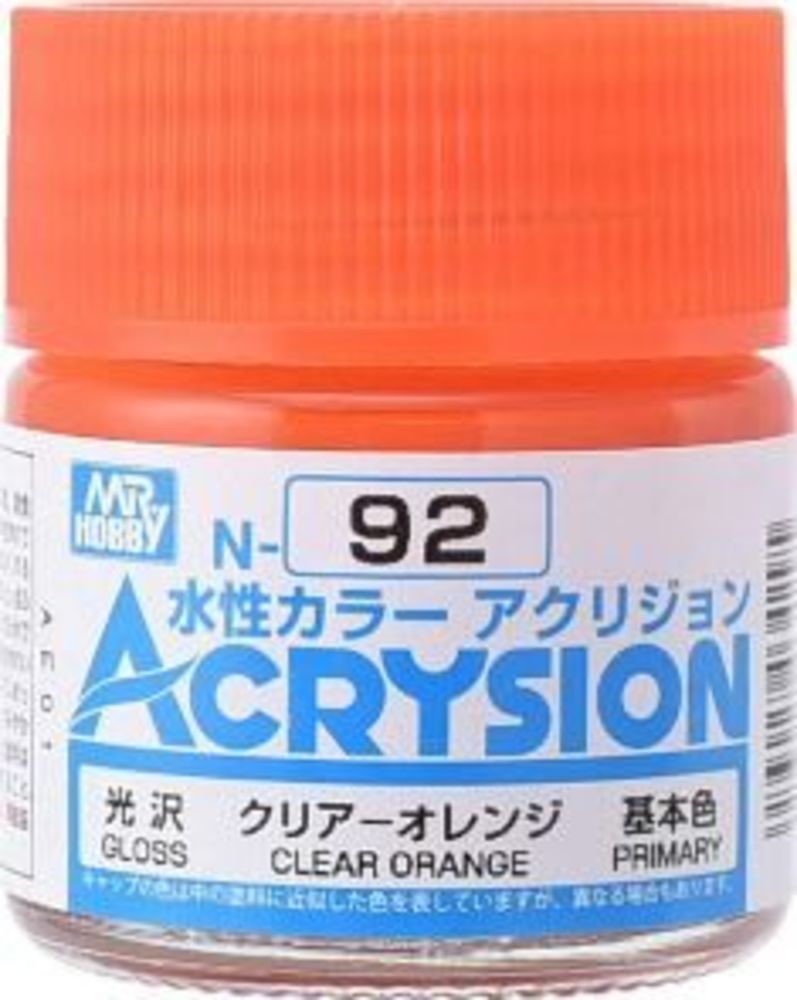 Mr Hobby -Gunze Acrysion (10 ml) Clear Orange