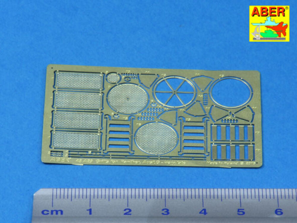 Grilles for Sd.Kfz. 171 Panther, Ausf.G Late model