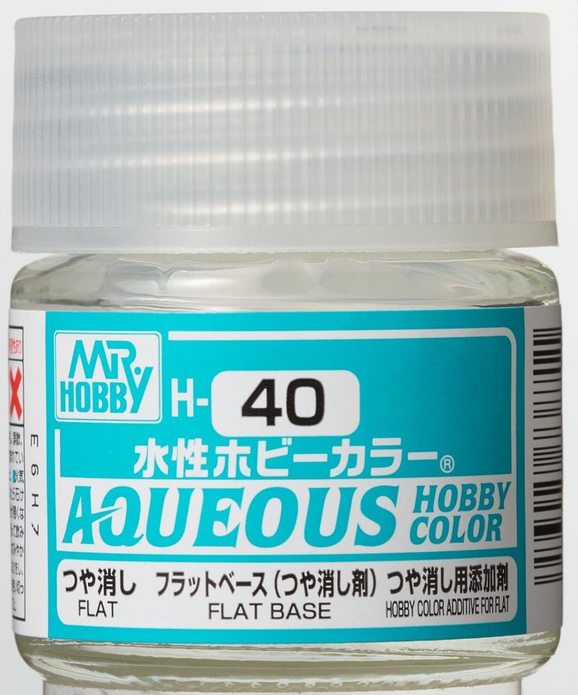 Mr Hobby -Gunze Aqueous Hobby Colors (10 ml) Flat Base