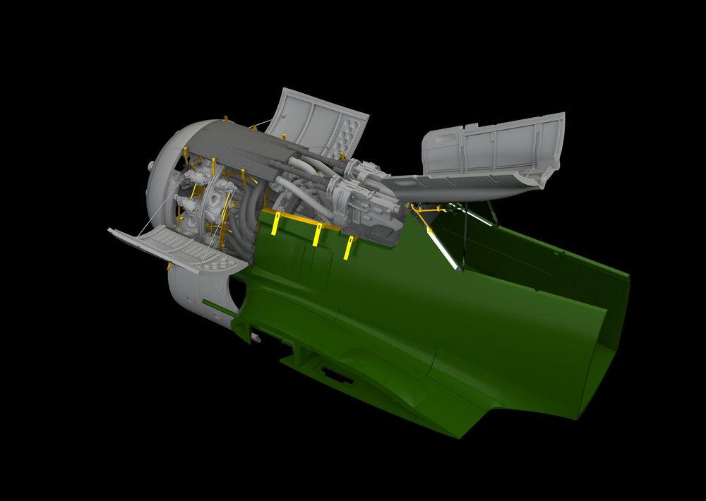 Fw 190A-8 engine & fuselage guns f.Eduar