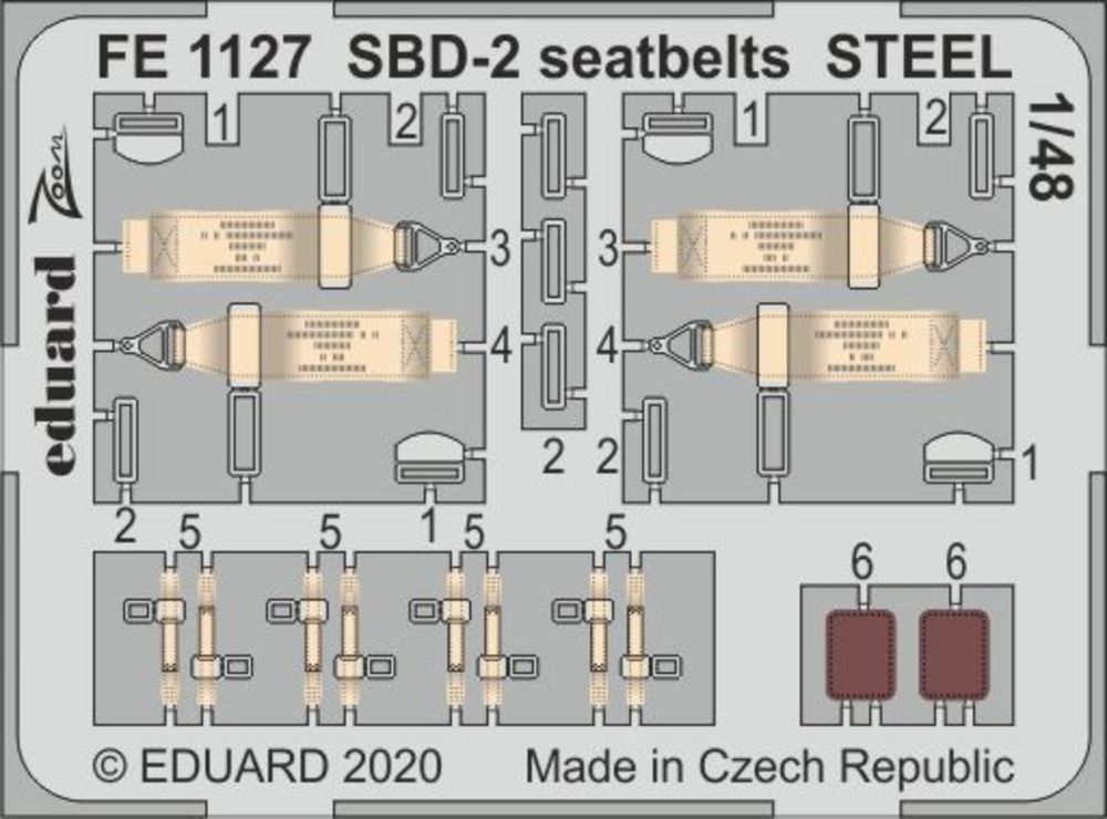 SBD-2 seatbelts STEEL for Academy