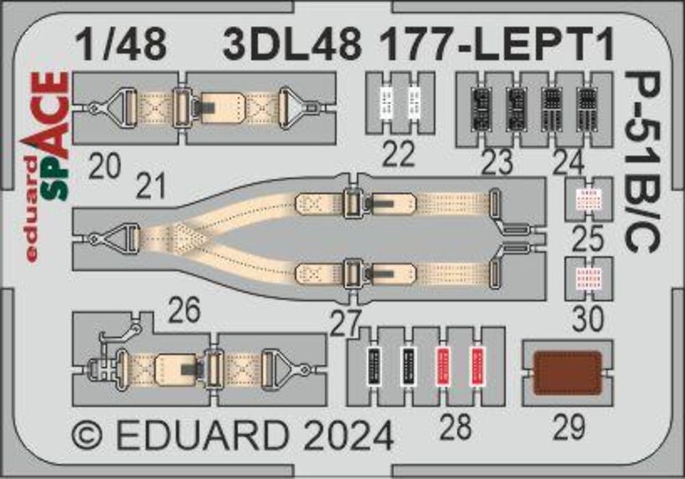 P-51B/C SPACE  EDUARD