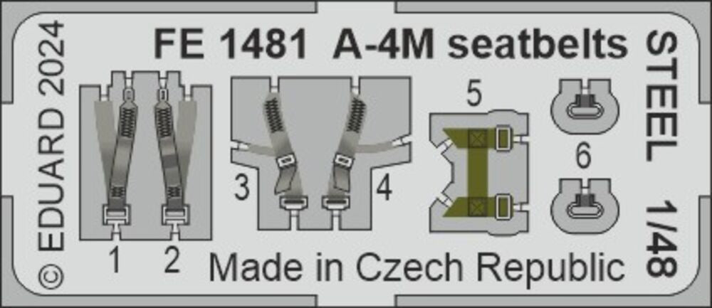 A-4M seatbelts STEEL  MAGIC FACTORY