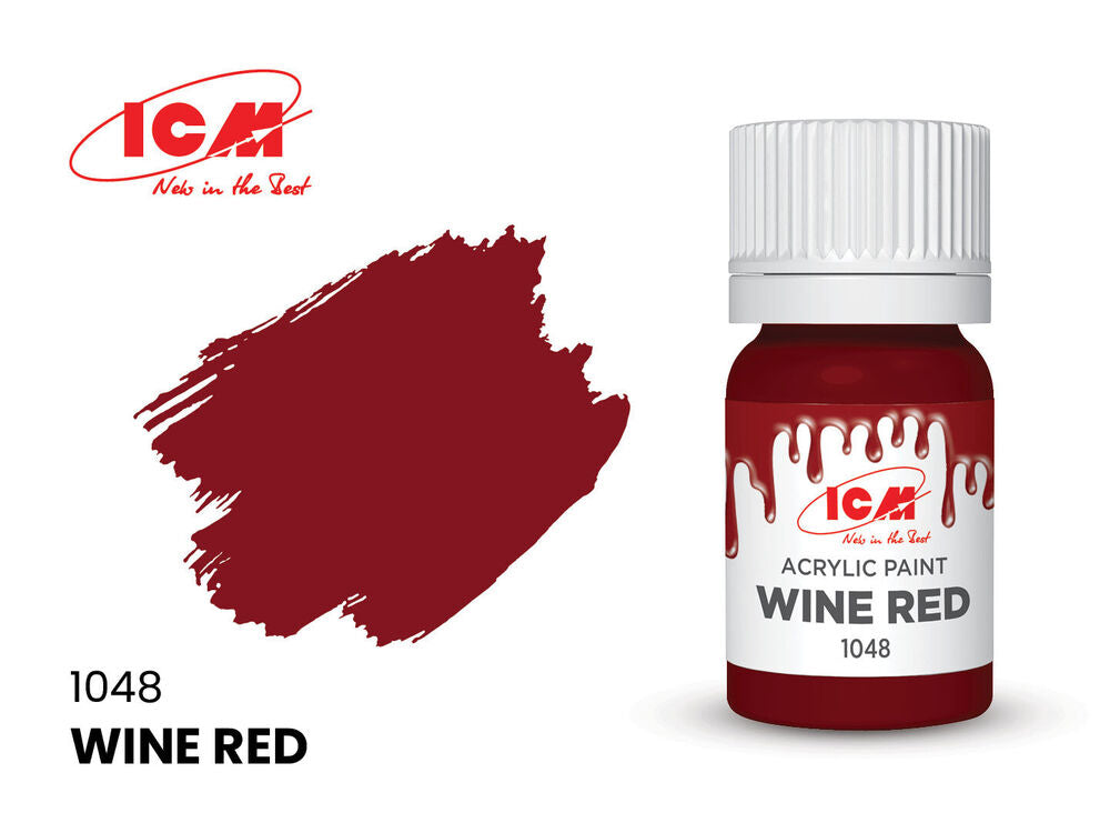 RED Wine Red bottle 12 ml