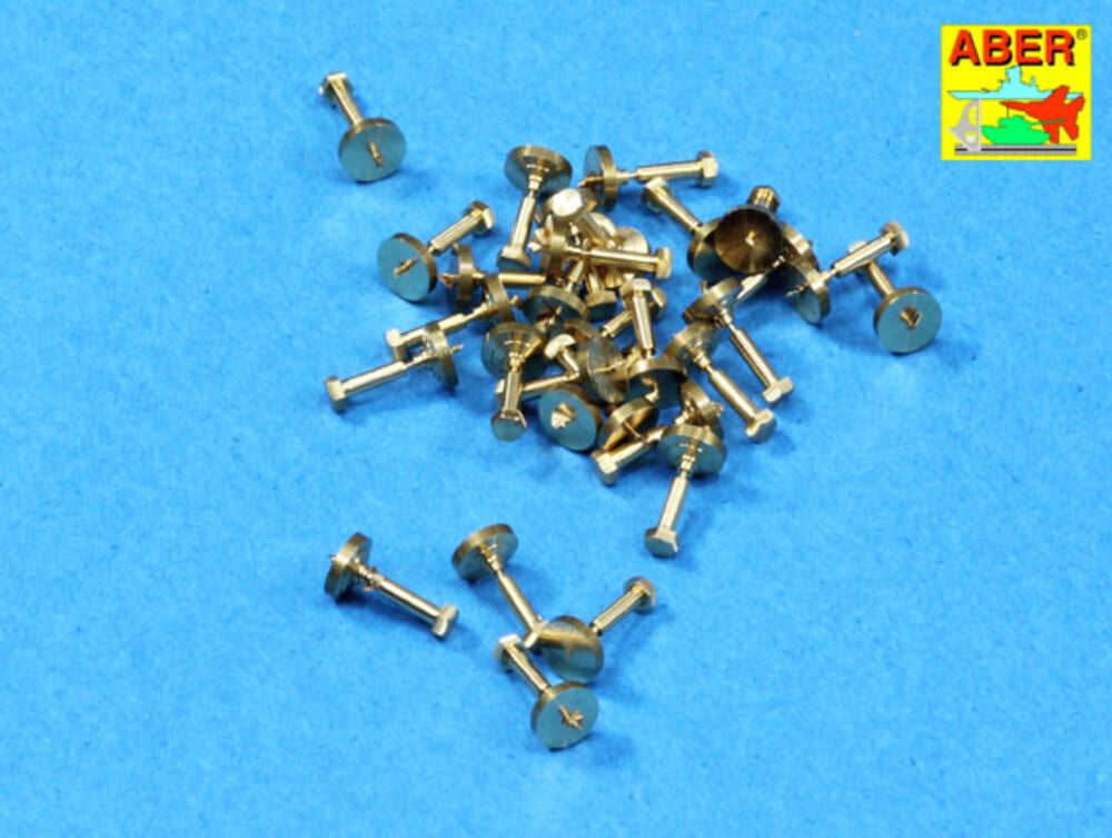 Imitation of Hexagonal bolts 1,55 mm x 30 pcs.