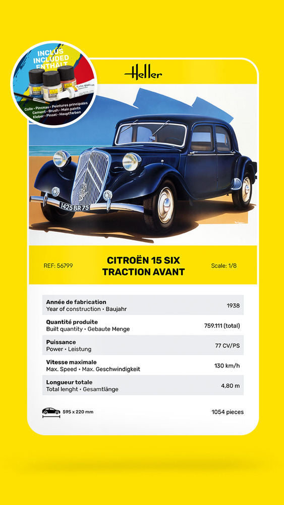 STARTER KIT Citroen 15 SIX Traction Avant